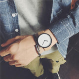 Reloj Pulsera Minimalista Hombre Caballero Negro Cuarzo 2018