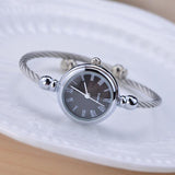 Reloj Pulsera Sencillo Plata Mujer Dama Pequeño Elegante