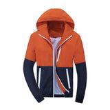 Campera Chaqueta Hombre Rompeviento 2018 Primavera Otoño con Capucha Dos Colores