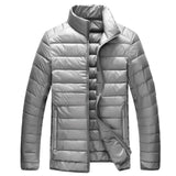 Campera Ligera Acolchada Hombre Otoño Invierno Cuello Alto Talles Grandes