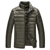 Campera Ligera Acolchada Hombre Otoño Invierno Cuello Alto Talles Grandes