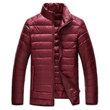 Campera Ligera Acolchada Hombre Otoño Invierno Cuello Alto Talles Grandes